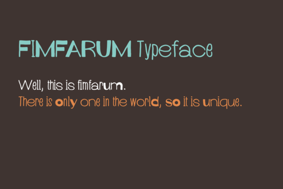Fimfarum Font - Preview 4