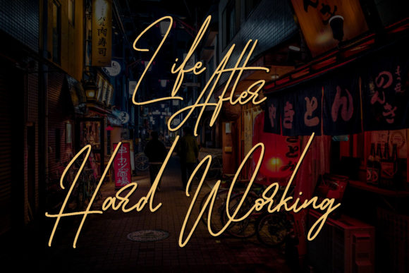 Fineshly Signature Font - Preview 5