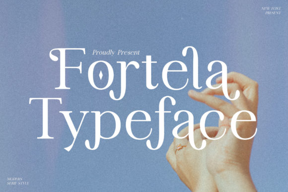 Fortela Typeface Font - Preview 1