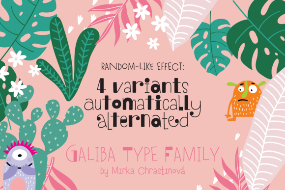 Galiba Font PNG with transparent background - Preview 3
