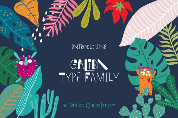 Galiba Font PNG with transparent background - Preview 1