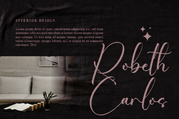Hardacre Sanderson Font PNG with transparent background - Preview 1