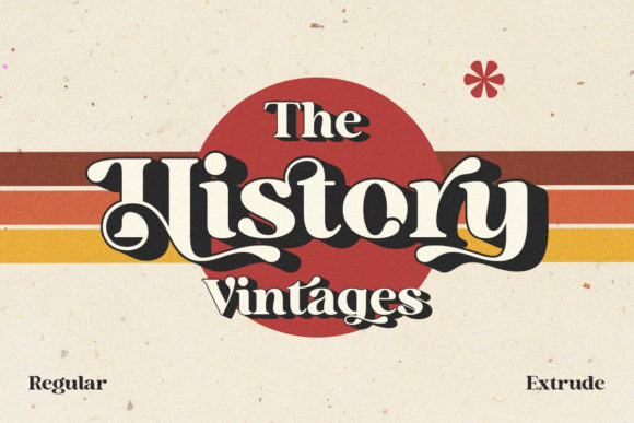 Holen Vintage Font PNG with transparent background - Preview 5