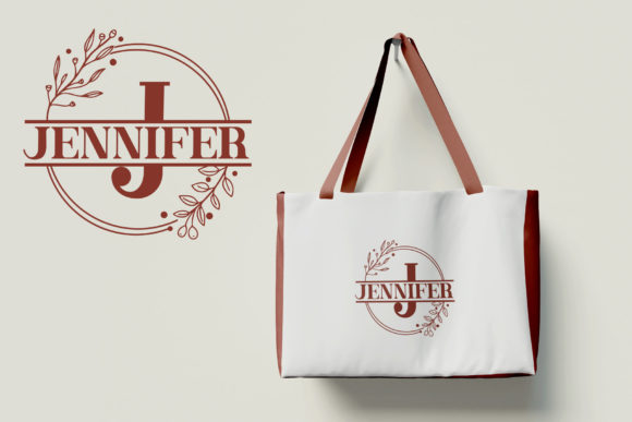 Leaves Monogram Font PNG with transparent background - Preview 2