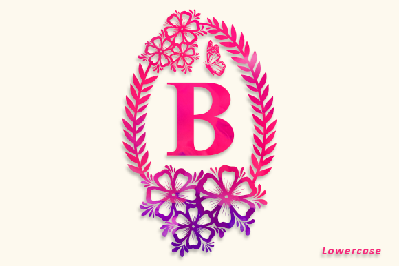 Magdalene Monogram Font PNG with transparent background - Preview 1