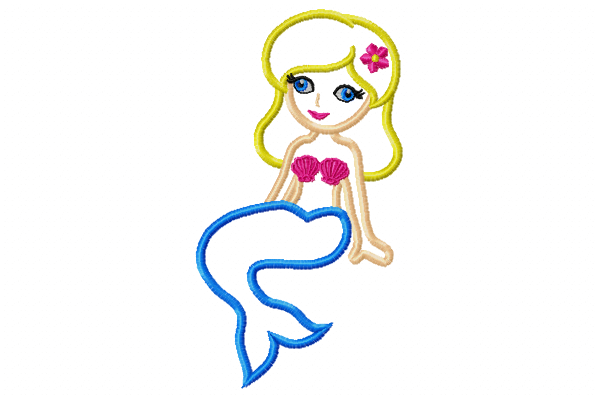 Mermaid Applique