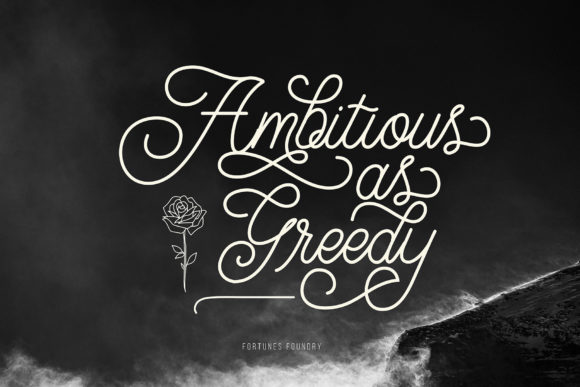 Rocktrail Script Font PNG with transparent background - Preview 1