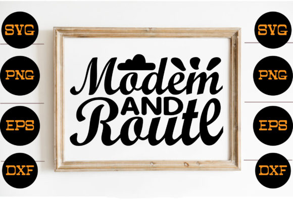 Modem, and route