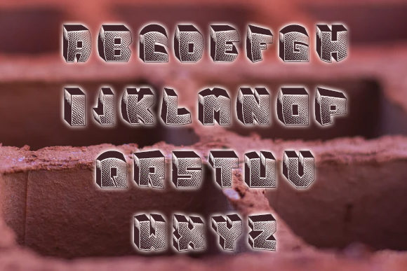 Brick Font - Preview 1