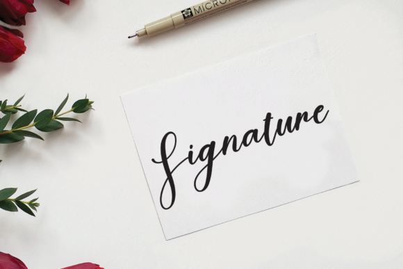 Calligraphy Brilliant Font - Preview 4