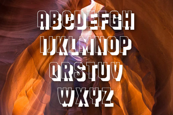 Cavernous Shadows Font - Preview 1