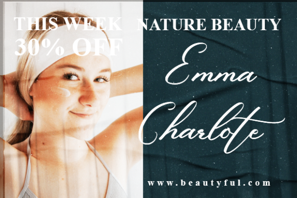 Danielle Shiloh Font PNG with transparent background - Preview 5