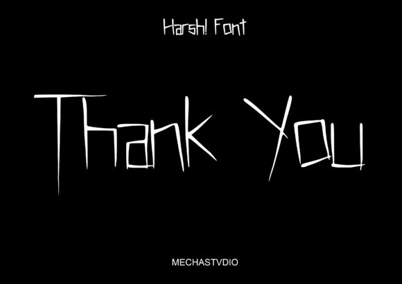Harsh Font - Preview 4