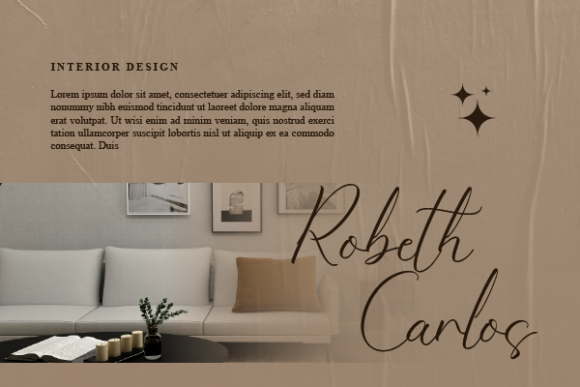 Heather Rutherford Font font preview - 1