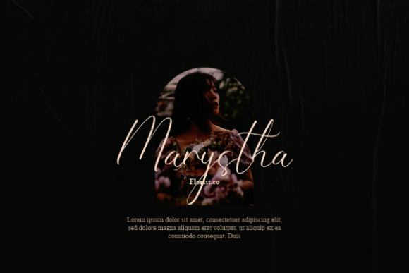 Heather Rutherford Font font preview - 3