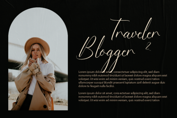Heather Rutherford Font font preview - 4
