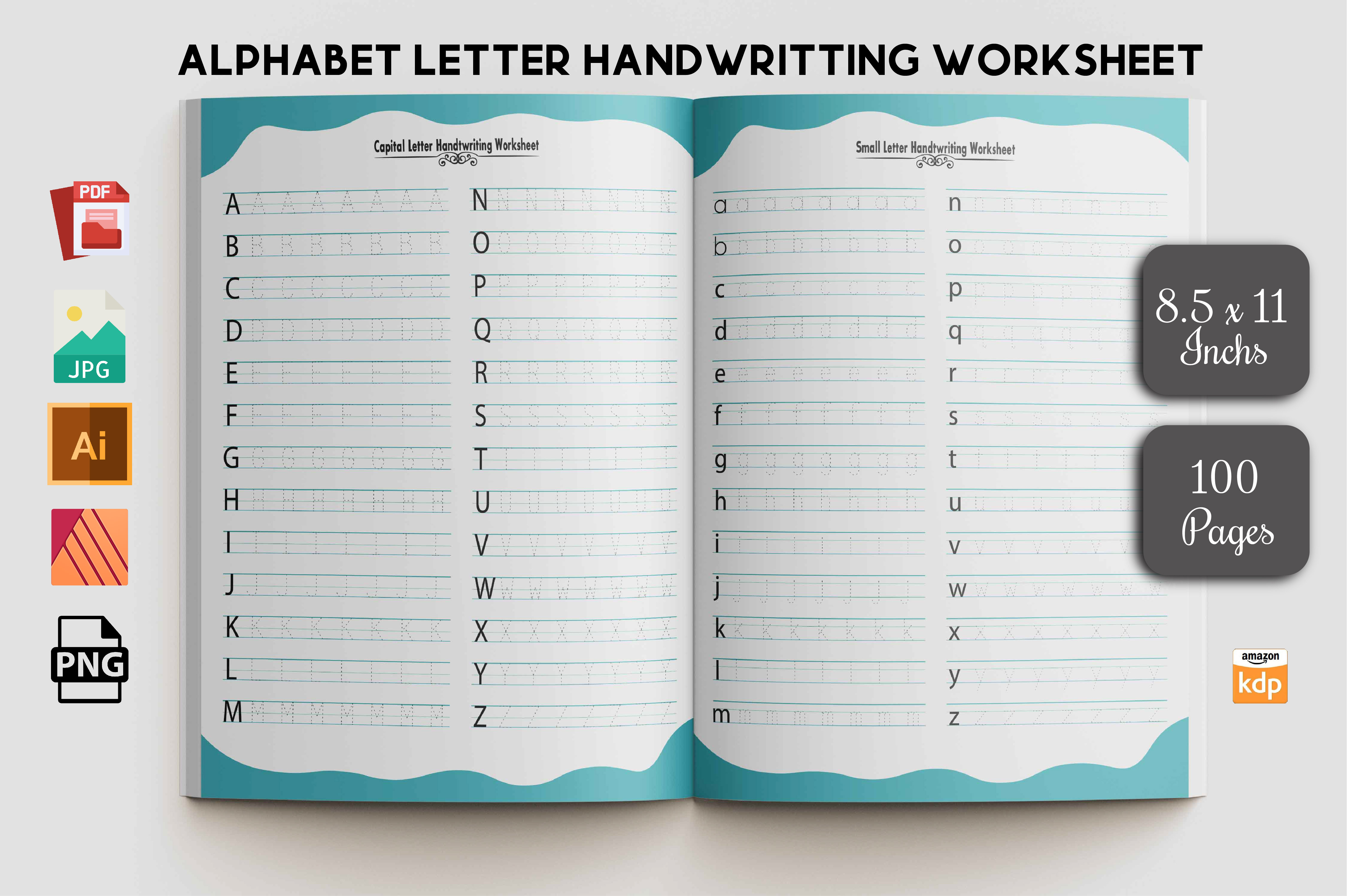 KDP- Alphabet Handwriting Worksheet