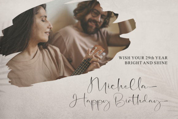 Michella Calvert Font PNG with transparent background - Preview 5