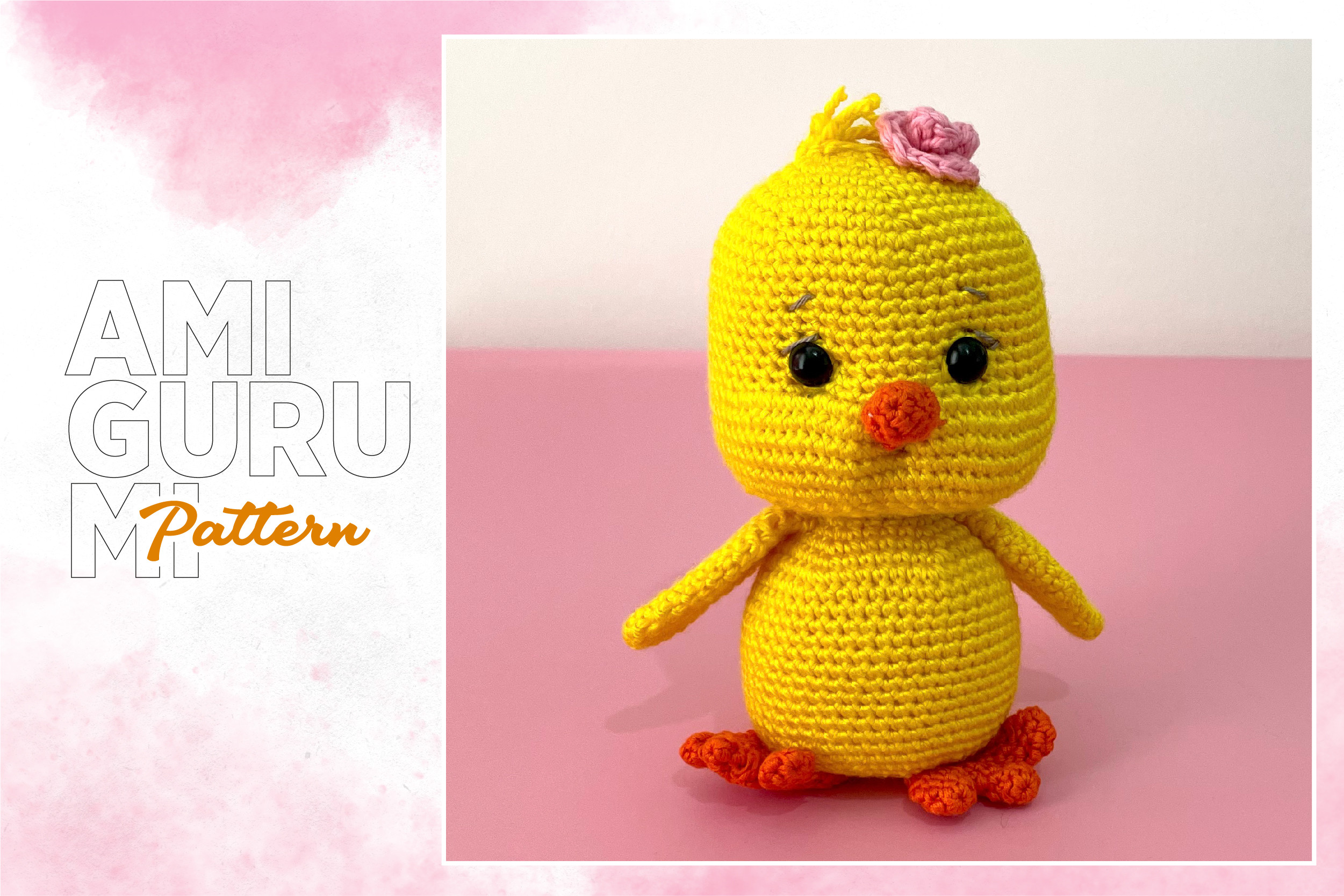 CROCHET PATTERN: Cute Chick Amigurumi