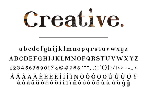 Drowning in the Rain Font - Preview 2