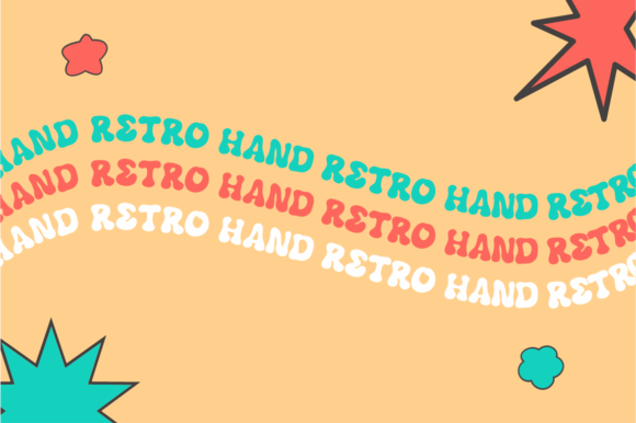 Hand Retro Font - Preview 2