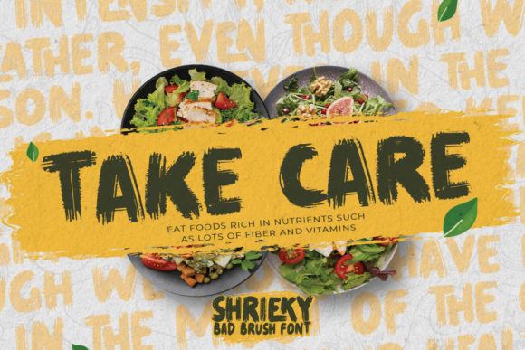 SHRIEKY Font font preview - 5
