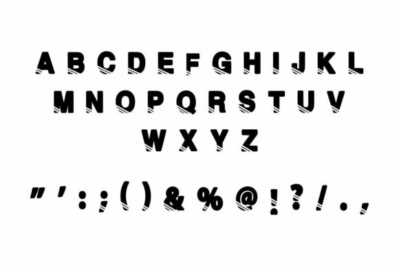 CROSSLINE Font - Preview 4