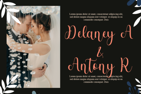 Diana Edmunds Font - Preview 2