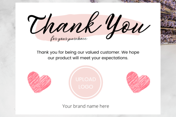 Editable Canva Template Thank You Card 3