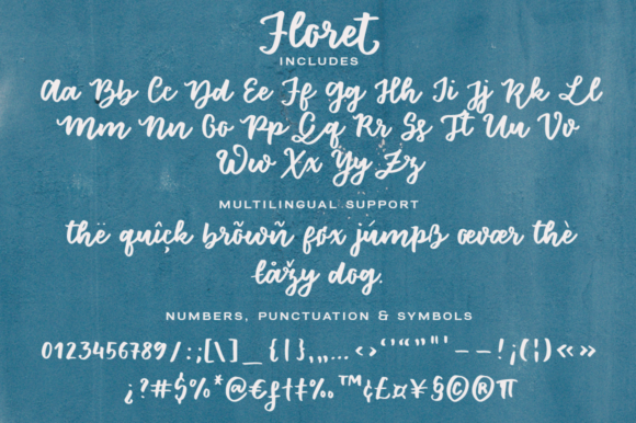 Floret Font - Preview 1