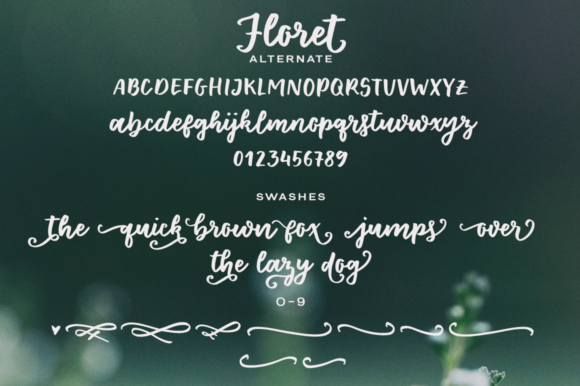 Floret Font - Preview 2