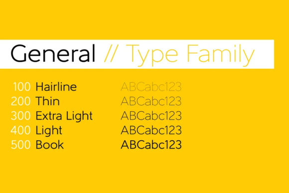 General Font - Preview 1