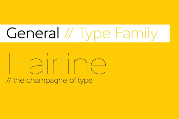 General Font - Preview 2