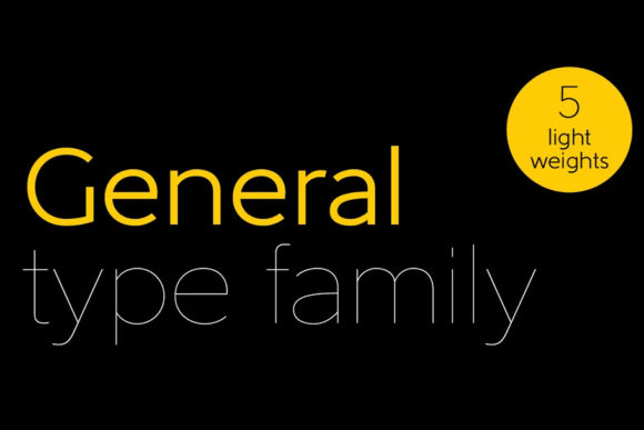 General Font - Preview 3