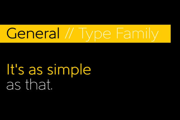 General Font - Preview 4