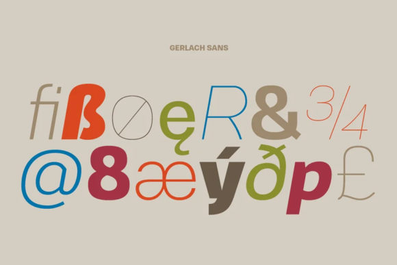 Gerlach Sans Font - Preview 2