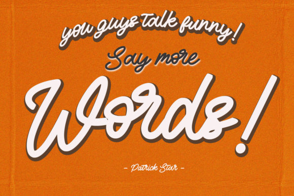 Honey Rain Font - Preview 6