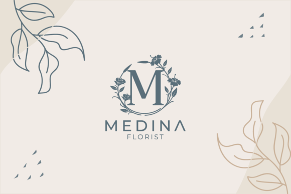 Kembang Monogram Font PNG with transparent background - Preview 1