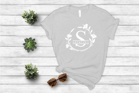 Kembang Monogram Font PNG with transparent background - Preview 2