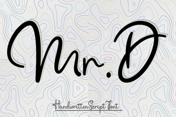 Mr. D Font PNG with transparent background - Preview 1