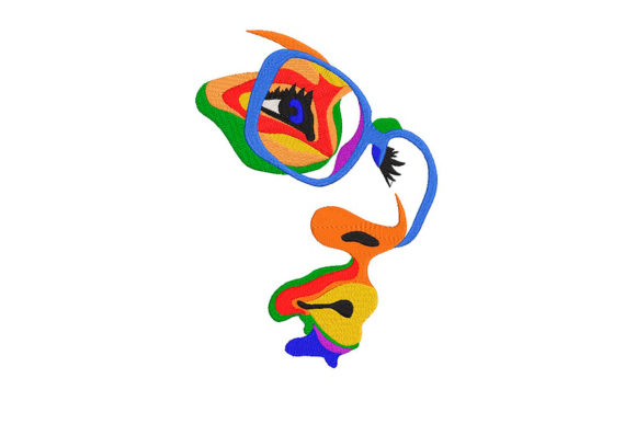 Multicolored Face