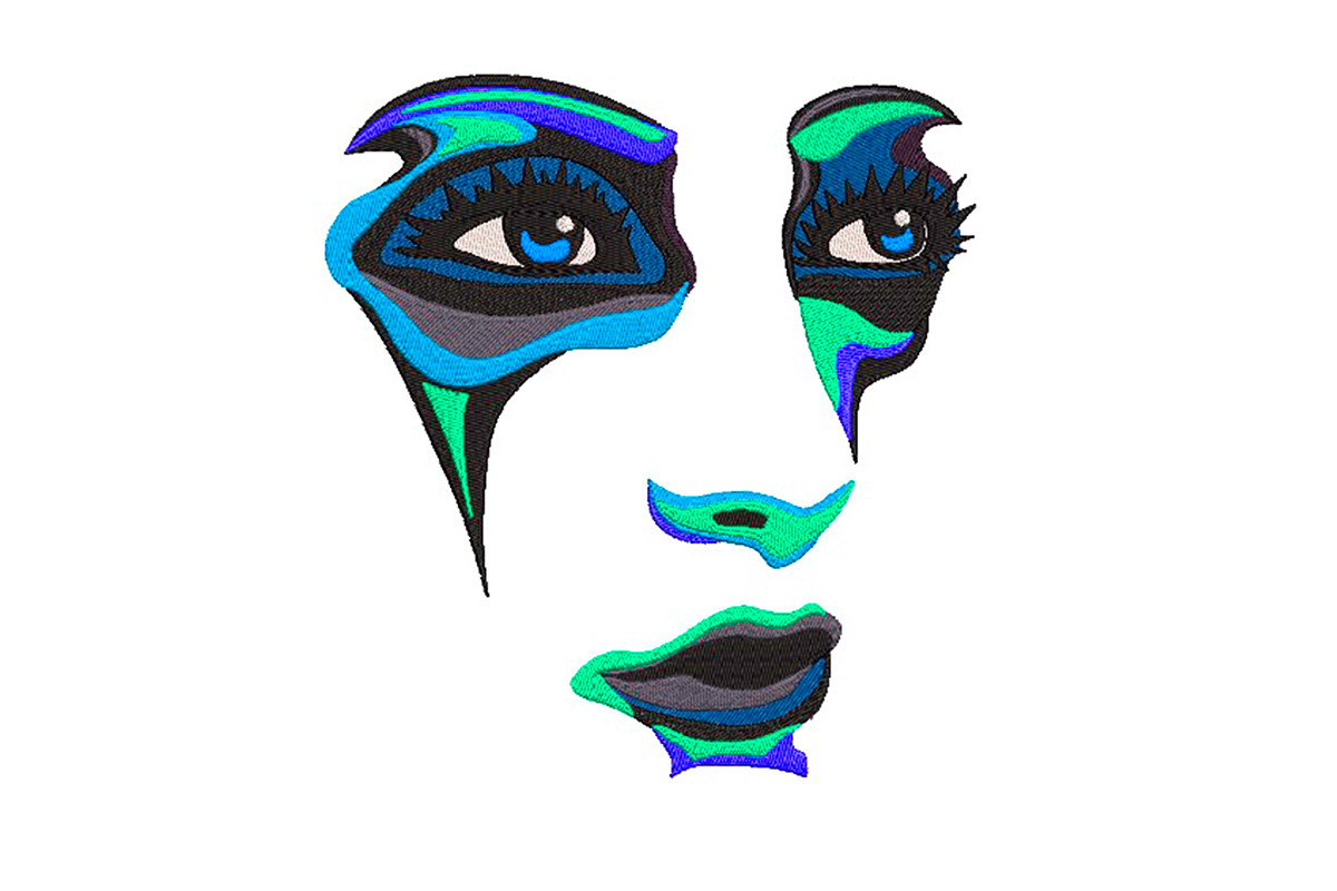 Multicolored Face