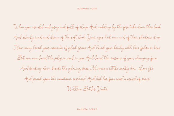 Paulicea Font PNG with transparent background - Preview 3