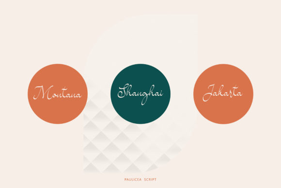 Paulicea Font PNG with transparent background - Preview 4