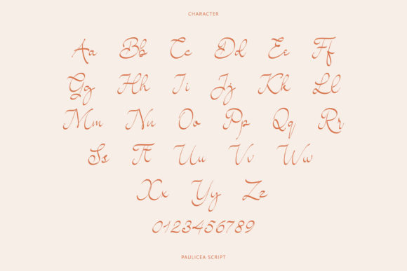 Paulicea Font PNG with transparent background - Preview 5