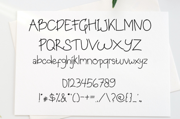 Pulpen Snowman Font PNG with transparent background - Preview 1