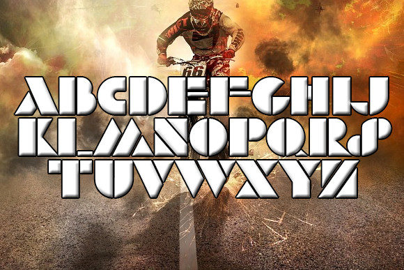 Army Phantom Font - Preview 1