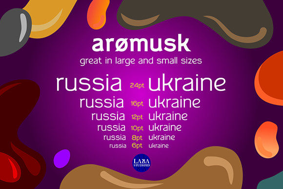 Aromusk Font - Preview 4