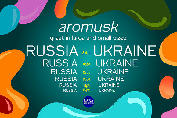 Aromusk Font - Preview 5