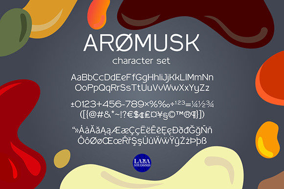 Aromusk Font - Preview 6